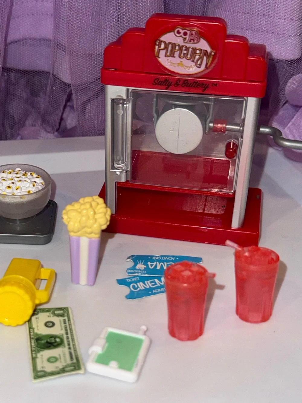 Barbie Mattel movie theater play set